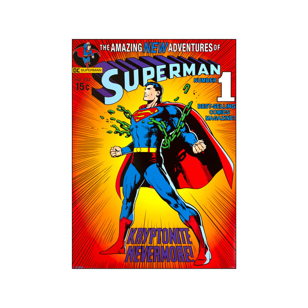The Amazing New Adventures of Superman — Art print by Posterland from Poster & Frame