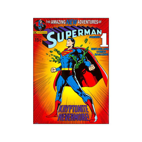 The Amazing New Adventures of Superman — Art print by Posterland from Poster & Frame