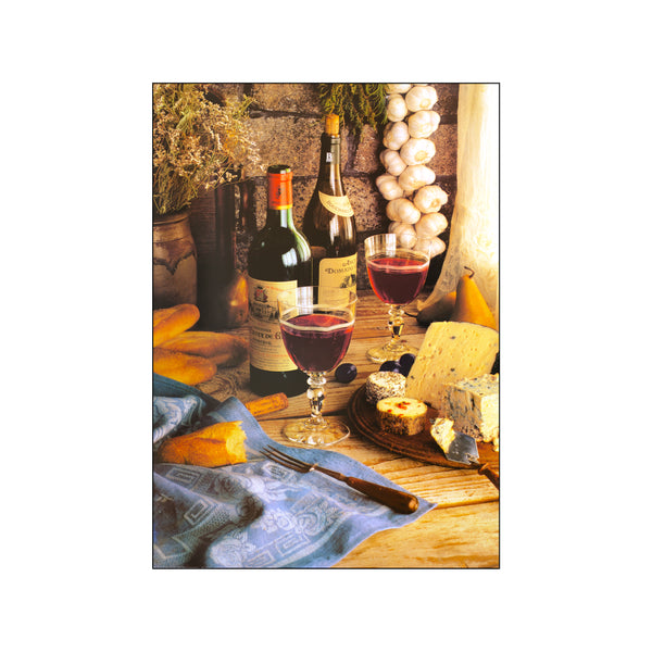 Wine & Cheese Photo — Art print by Posterland from Poster & Frame