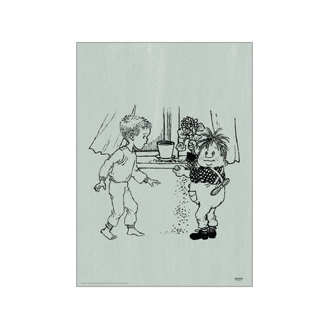 Potted plant - Karlsson on the Roof — Art print by Astrid Lindgren from Poster & Frame