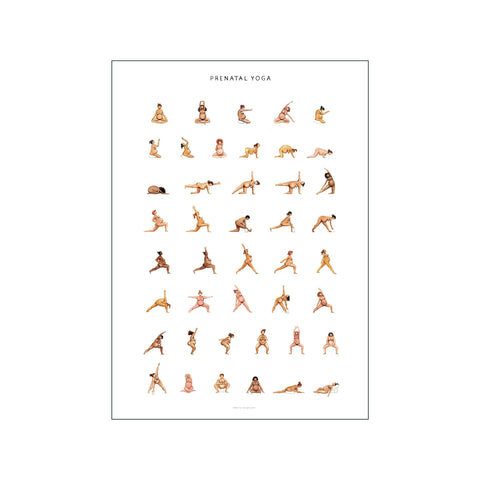 Prenatal Yoga — Art print by Yoga Prints from Poster & Frame