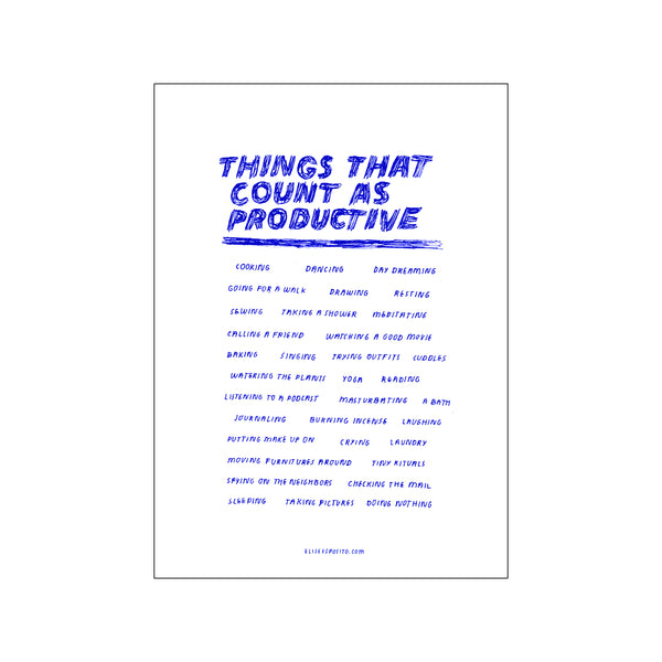 Productive — Art print by Elise Esposito from Poster & Frame