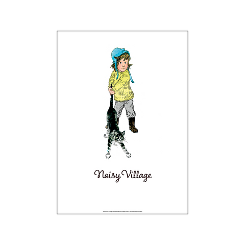 Pulling the Tale - Noisy Village — Art print by Astrid Lindgren from Poster & Frame