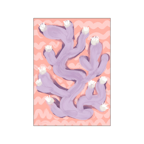 Purple Coral — Art print by Treechild from Poster & Frame