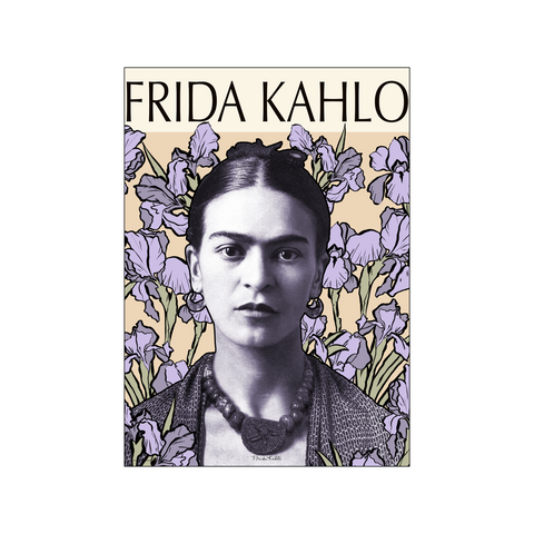 Purple Flowers — Art print by Frida Kahlo from Poster & Frame