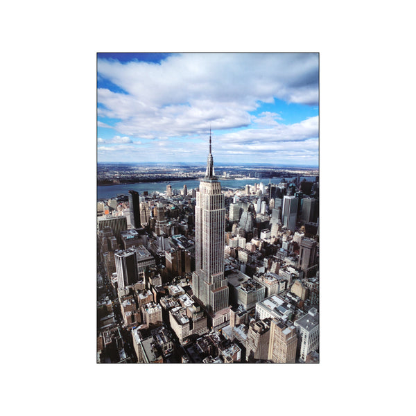 Empire State Across Manhattan — Art print by Pyramid Posters from Poster & Frame