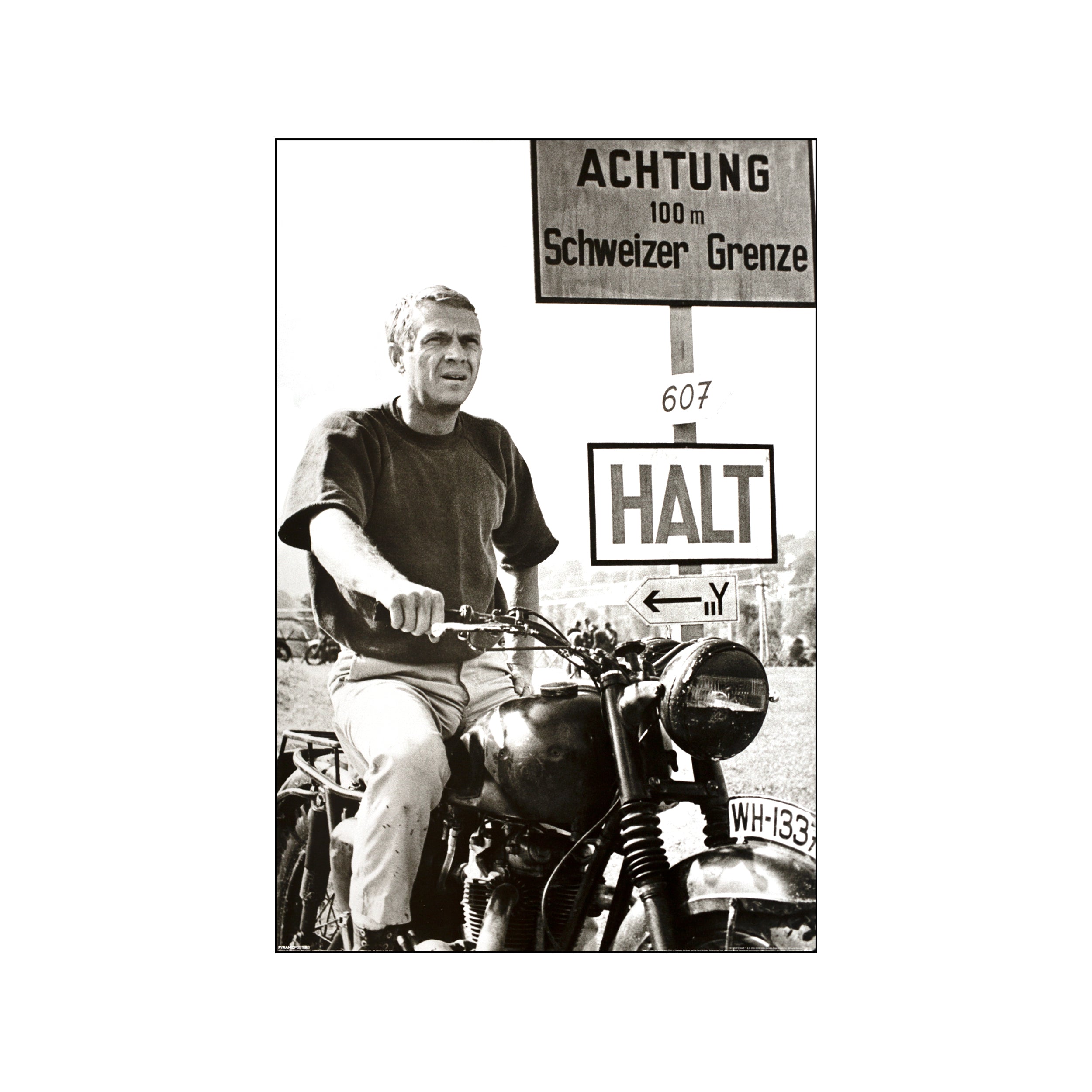 Steve McQueen in The Great Escape – Poster & Frame Art Group