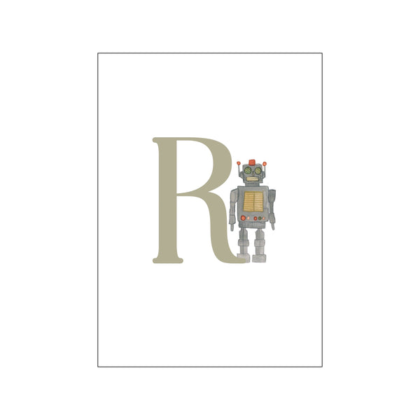 R-Robot — Art print by Tiny Goods from Poster & Frame