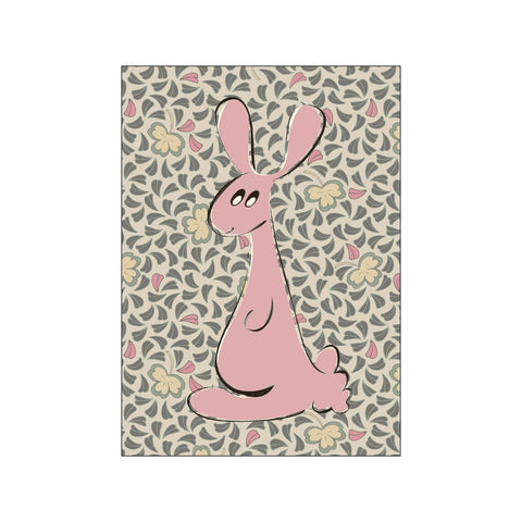 The sweet pink Bunny — Art print by ByAnnika from Poster & Frame