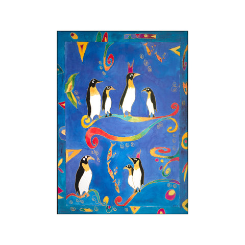 King Pengiuns — Art print by Rachel E. Brown from Poster & Frame