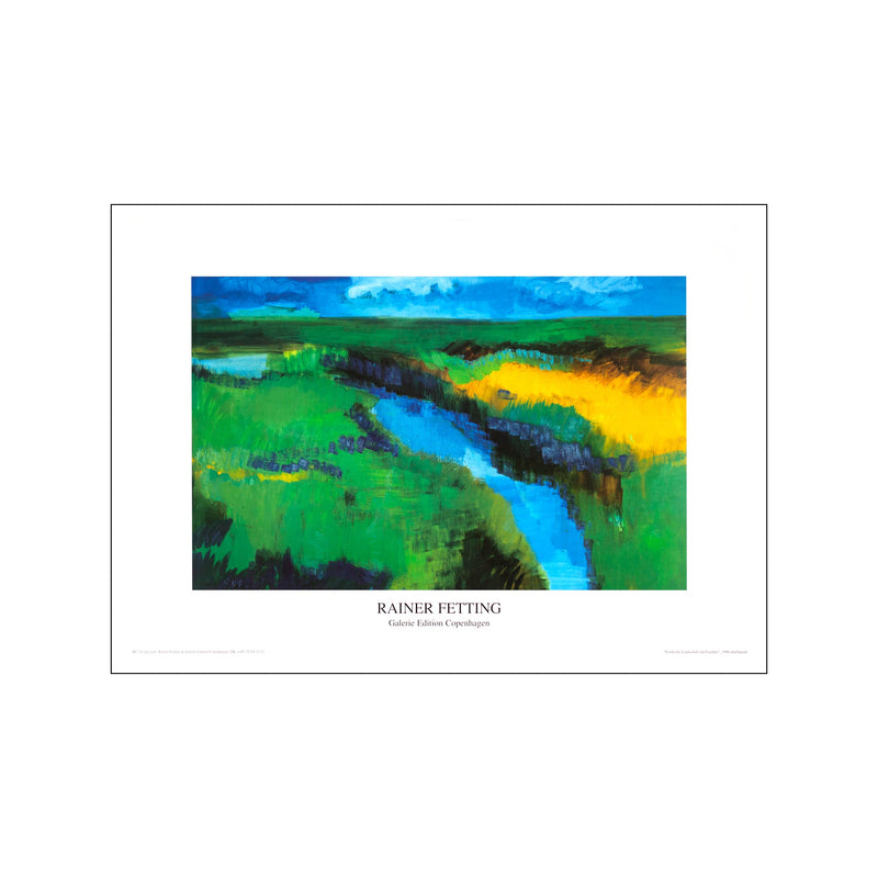 Galerie Edition Copenhagen — Art print by Rainer Fetting from Poster & Frame