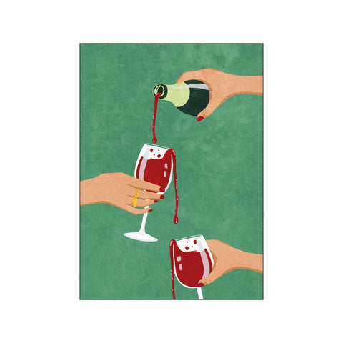 Cheers Girls — Art print by Raissa Oltmanns from Poster & Frame