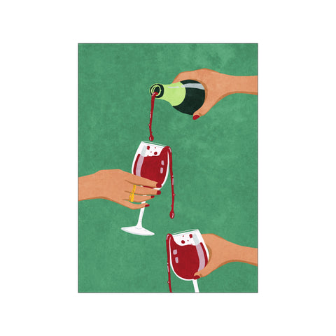 Cheers Girls — Art print by Raissa Oltmanns from Poster & Frame