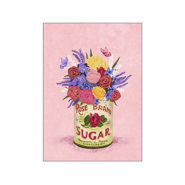 Flowers In a vintage Can — Art print by Raissa Oltmanns from Poster & Frame