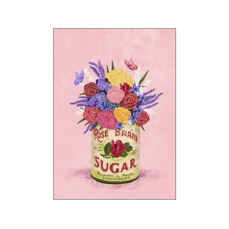 Flowers In a vintage Can — Art print by Raissa Oltmanns from Poster & Frame