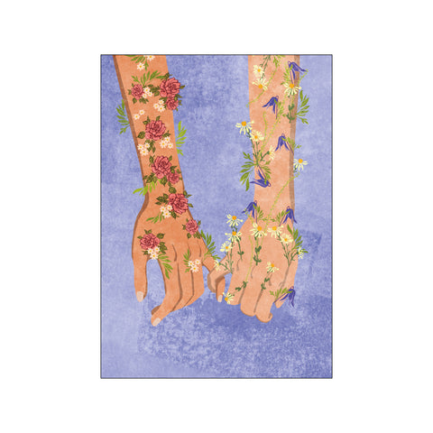 Holding hands — Art print by Raissa Oltmanns from Poster & Frame