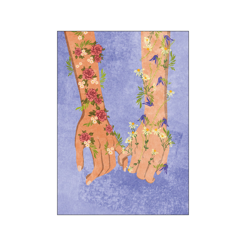 Holding hands — Art print by Raissa Oltmanns from Poster & Frame