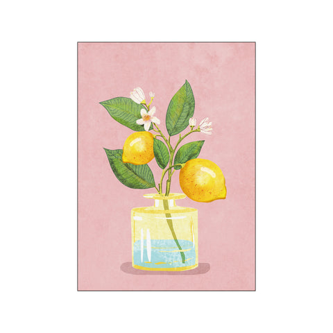 Lemon Bunch In Vase