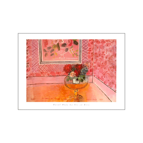 La Vie en Rose — Art print by Raoul Dufy from Poster & Frame
