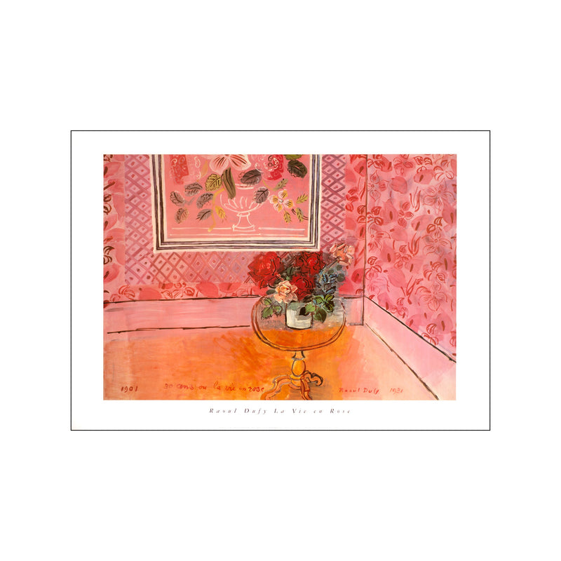 La Vie en Rose — Art print by Raoul Dufy from Poster & Frame