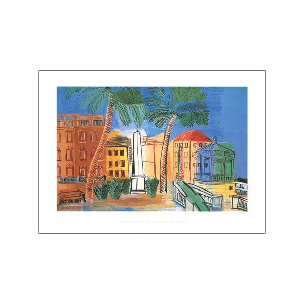 La place d'heyeres — Art print by Raoul Dufy from Poster & Frame