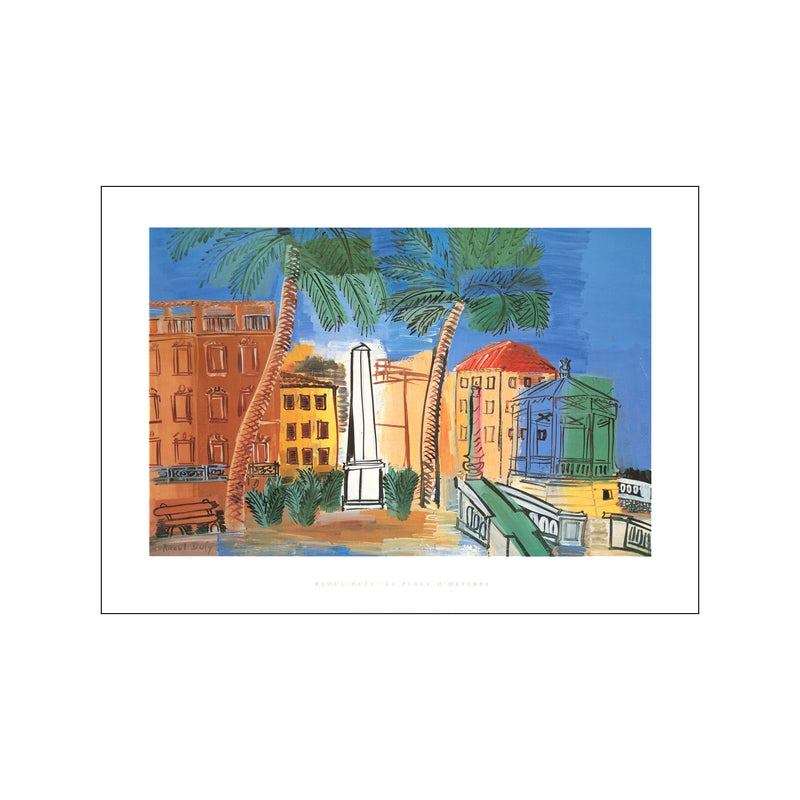 La place d'heyeres — Art print by Raoul Dufy from Poster & Frame
