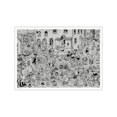 Bytorv — Art print by Rasmus Klump from Poster & Frame