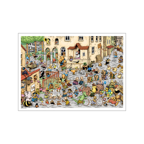 Bytorv farve — Art print by Rasmus Klump from Poster & Frame