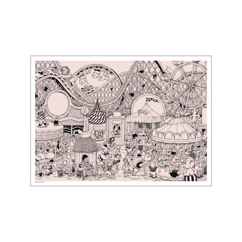 Forlystelsespark — Art print by Rasmus Klump from Poster & Frame