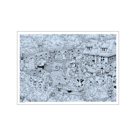 Havefest — Art print by Rasmus Klump from Poster & Frame