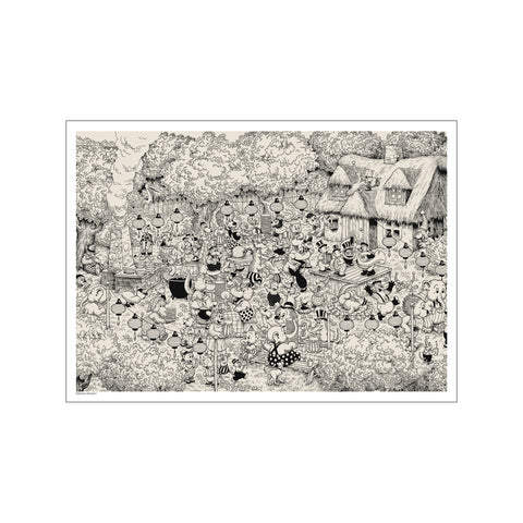 Havefest 2 — Art print by Rasmus Klump from Poster & Frame