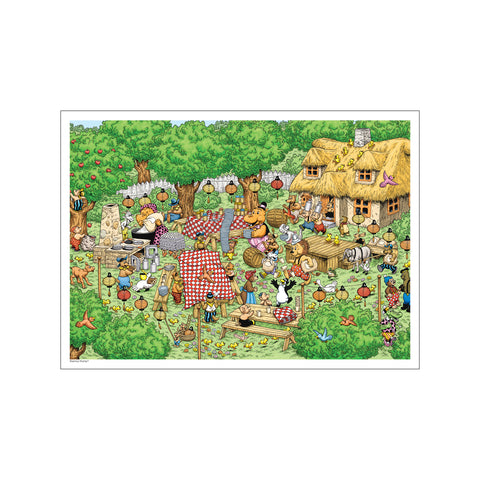 Havefest farve — Art print by Rasmus Klump from Poster & Frame