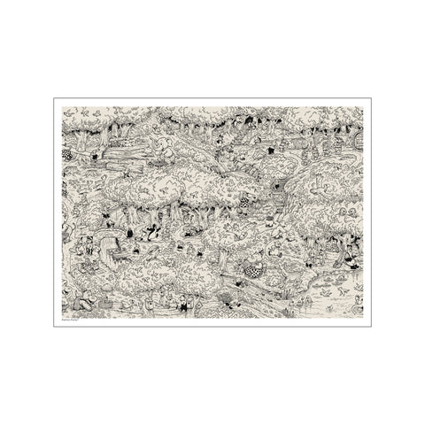 I skoven — Art print by Rasmus Klump from Poster & Frame