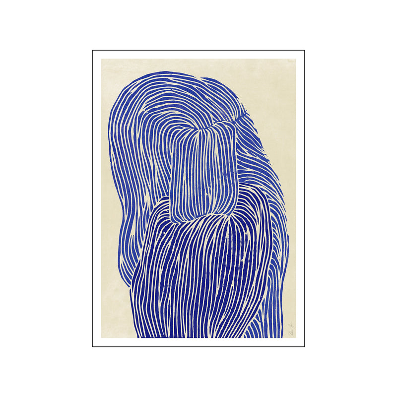 Deep Blue — Art print by The Poster Club x Rebecca Hein from Poster & Frame