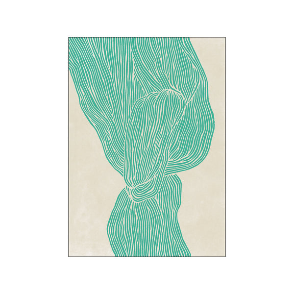 The Line - Green — Art print by The Poster Club x Rebecca Hein from Poster & Frame