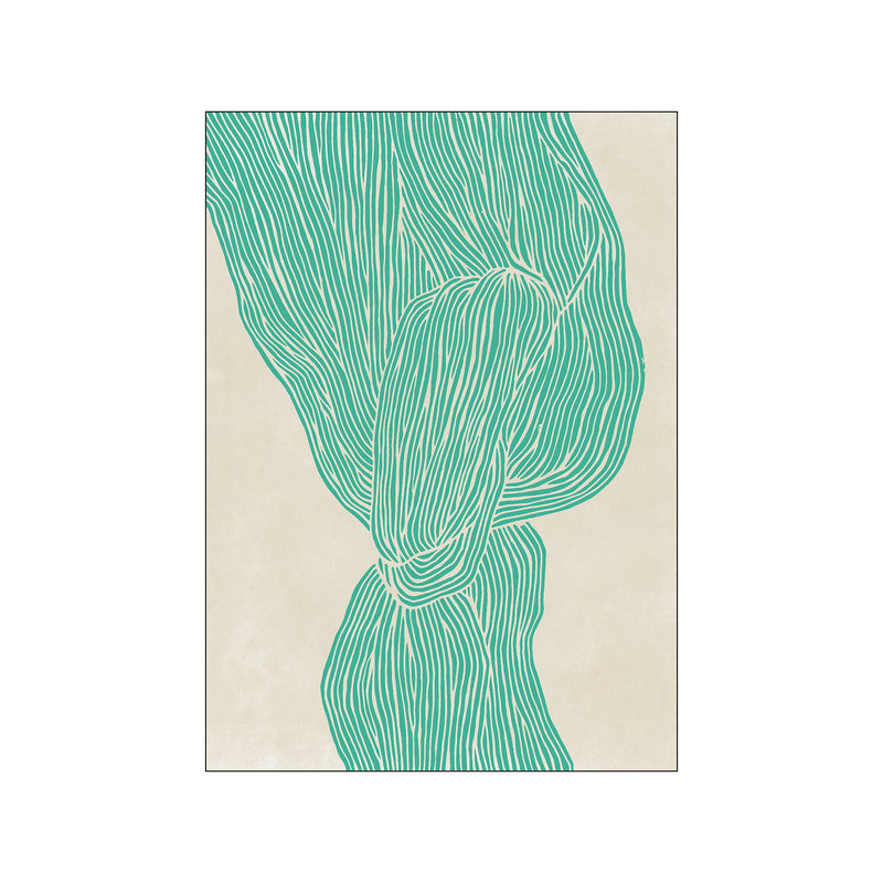 The Line - Green — Art print by The Poster Club x Rebecca Hein from Poster & Frame