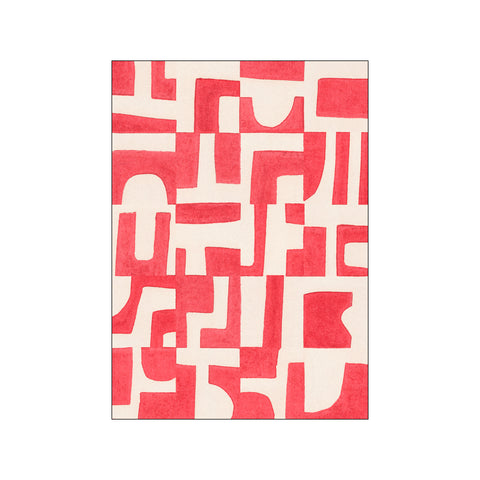 Red Puzzle — Art print by Alisa Galitsyna from Poster & Frame