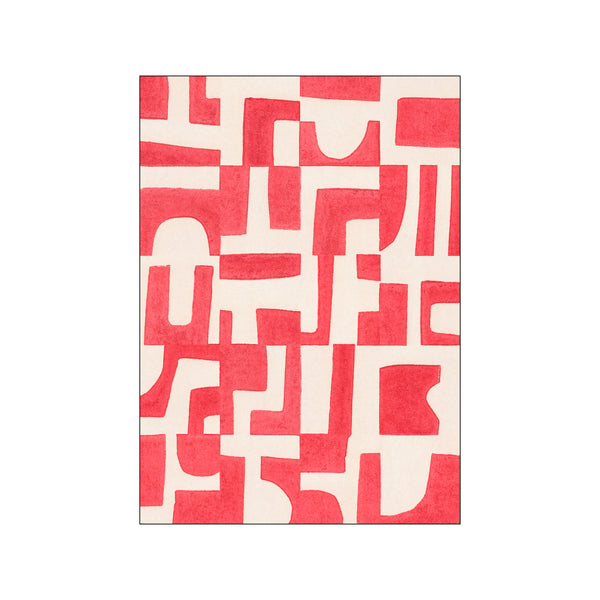 Red Puzzle — Art print by Alisa Galitsyna from Poster & Frame