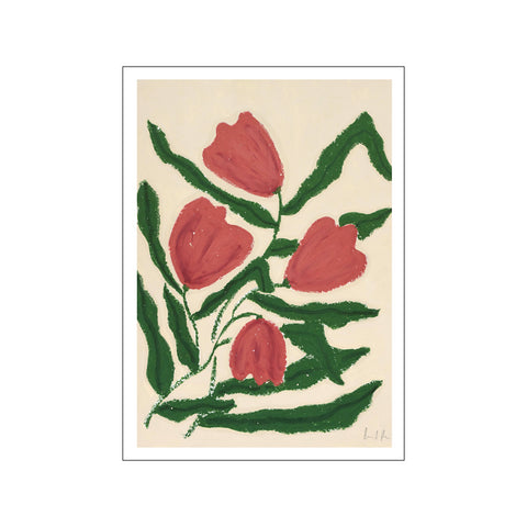 Red tulips — Art print by Camilla Bergqvist from Poster & Frame