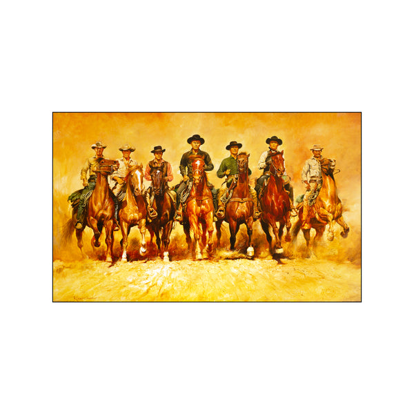 The magnificent Seven — Art print by Renato Casaro from Poster & Frame