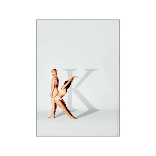 Rewritten - K for KIND — Art print by PLTY from Poster & Frame