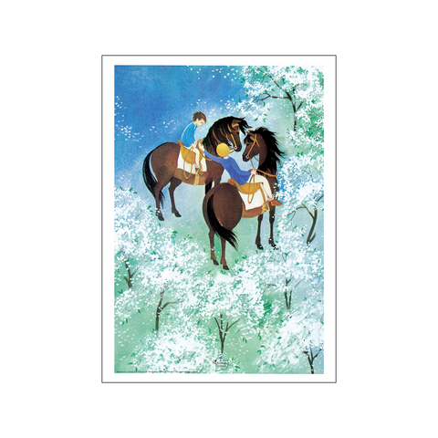 Riding - The Brothers Lionheart — Art print by Astrid Lindgren from Poster & Frame