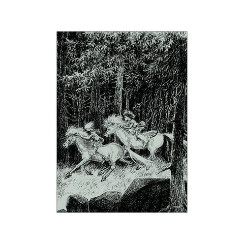 Riding Wild - Ronja The Robbers Daughter — Art print by Astrid Lindgren from Poster & Frame