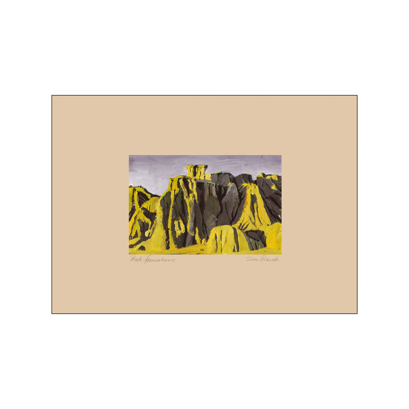 Rock Formations — Art print by Sissan Richardt from Poster & Frame