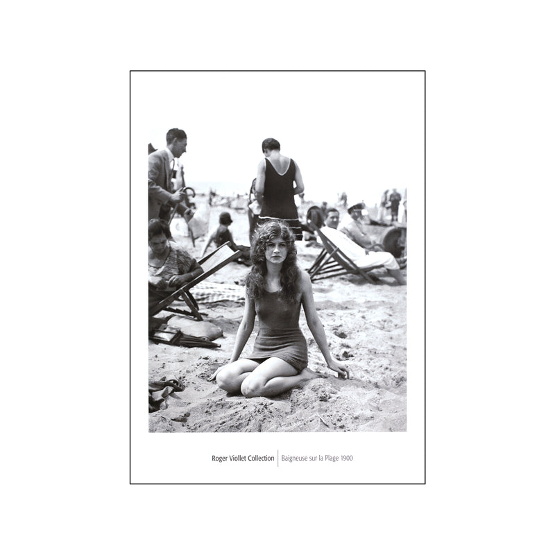 Baigneuse sur la Plage 1900 — Art print by Roger Viollet from Poster & Frame
