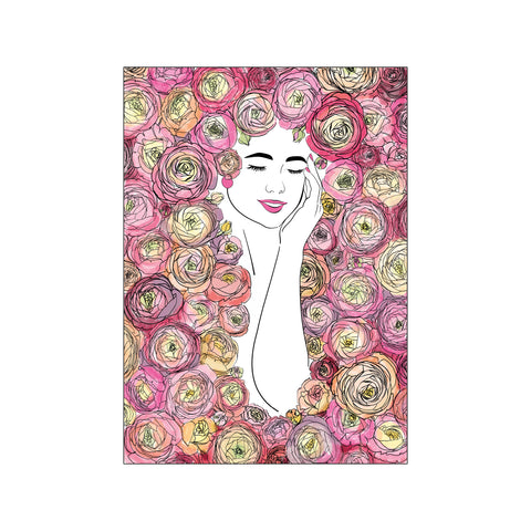 Blooming mind — Art print by Rosana Laiz Blursbyai from Poster & Frame