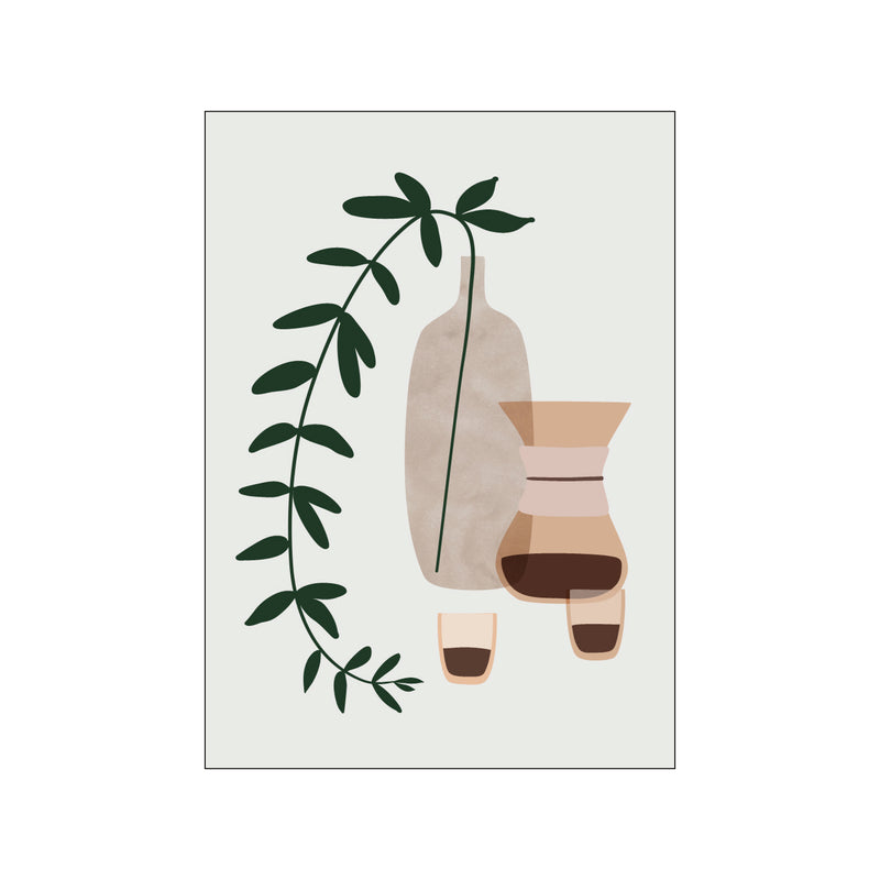 Boho coffee for two — Art print by Rosana Laiz Blursbyai from Poster & Frame