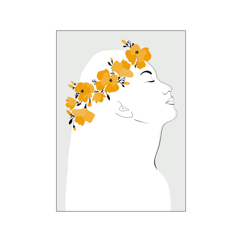 Floal Orly portrait — Art print by Rosana Laiz Blursbyai from Poster & Frame