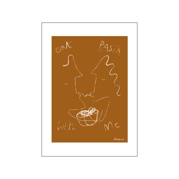 Eat Pasta — Art print by The Poster Club x Ruby Hughes from Poster & Frame