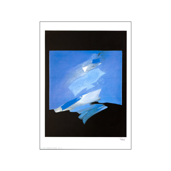 Blå Fugi — Art print by Rudi Olsen from Poster & Frame